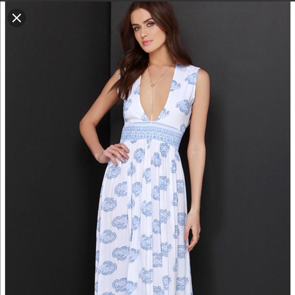 Faithfull the Brand Night Orchid Maxi Dress